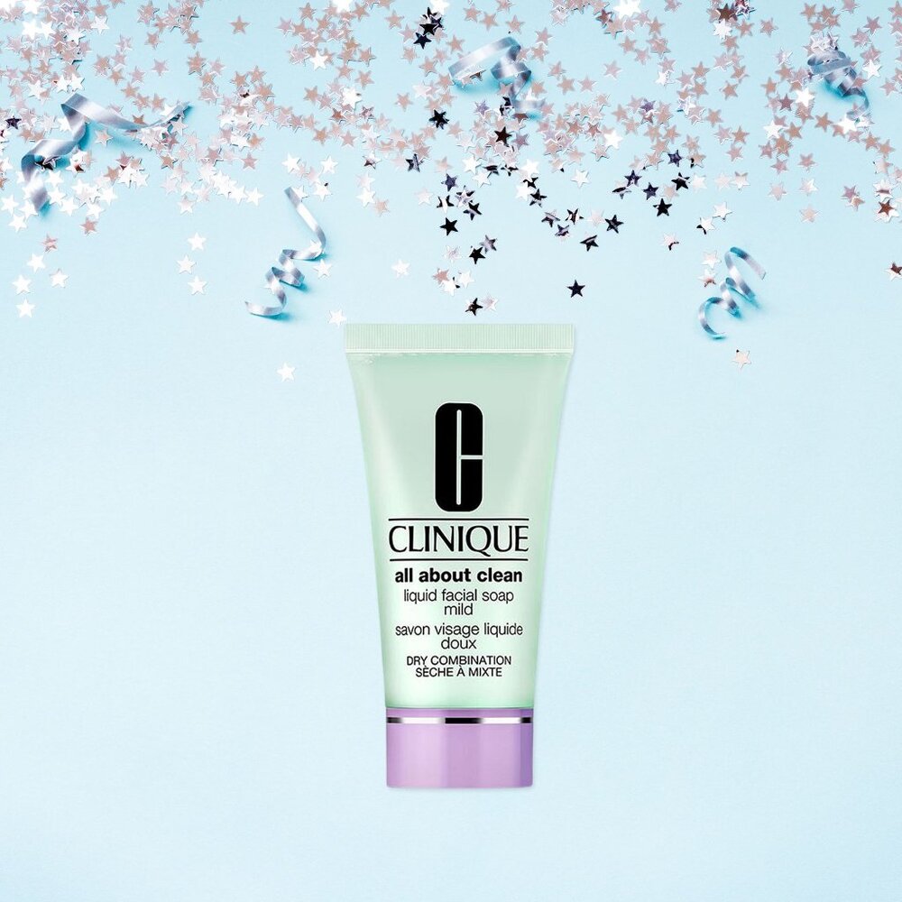 Clinique All About Clean Liquid Facial Soap Mild Mini 1 oz